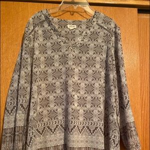 Tribal jeans blouse